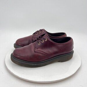 Dr Martens Air Cushion Sole 10078 Women Size 6 Brown Leather Low Top Derby Shoes